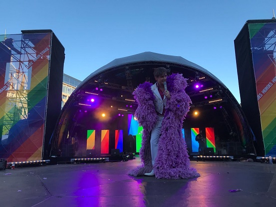 Geluid: Op z`n Geers tijdens GayPride 2018 Amsterdam